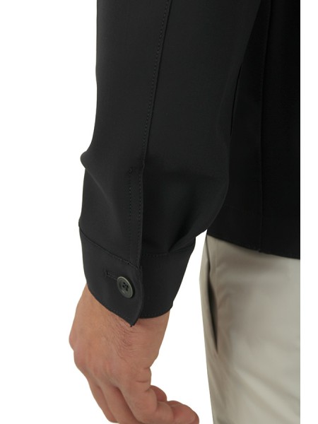 Giacca Herno Shacket In Light Scuba Blu Navy